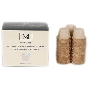 Natural brown reusable filters for keurig brewer.